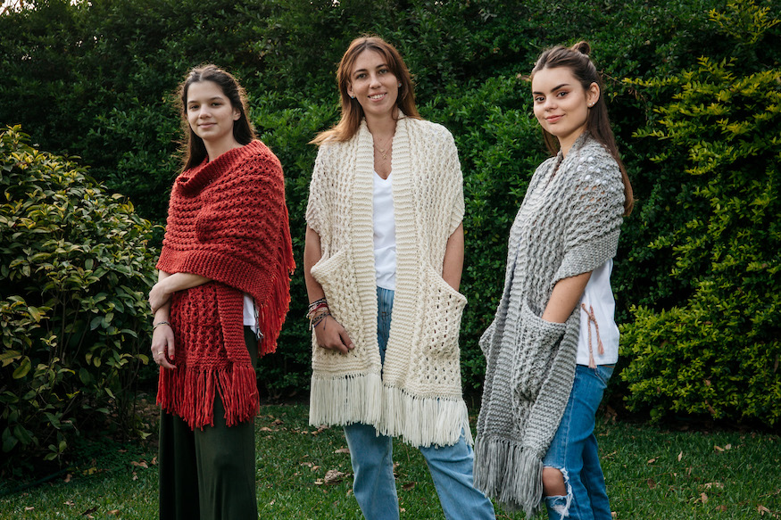 Chalina diseñada por Karen Mitre – marrón